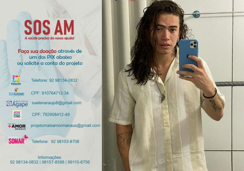 Campanha apoiada por Whindersson Nunes - Fotos: Twitter e Instagram