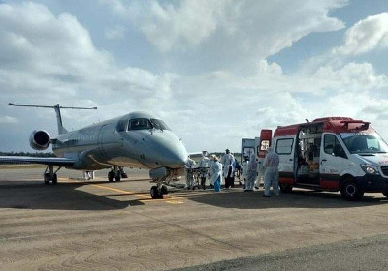 FAB levou 11 pacientes do AM para MA - Foto: divulgação / FAB