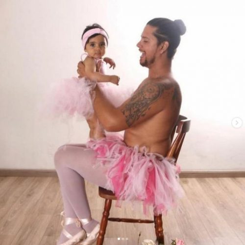 Thiago e Isis de tutu - Fotos: Gisele Brambilla Thiago e Isis de tutu - Fotos: Gisele Brambilla