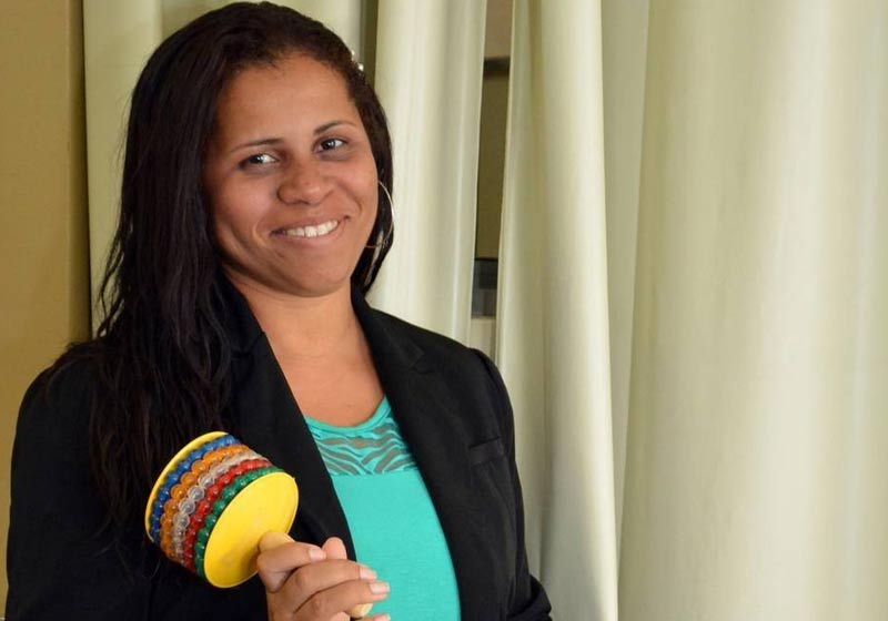 Professora Gisele criou método de alfabetização - Foto: divulgação