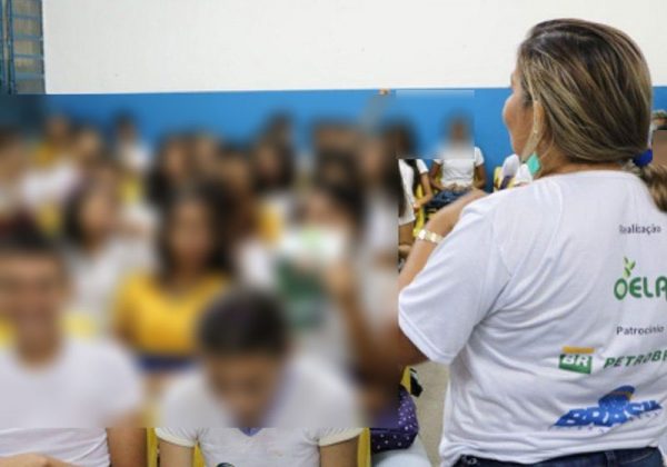 Os rostos das crianças foram borrados para protegê-las - Foto: divulgação