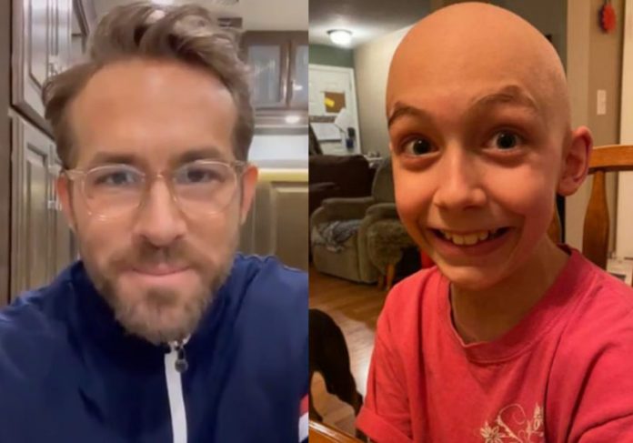 ryan-reynolds-fa-video-close Ryan Reynolds e Brody - Fotos: reprodução / Twitter e CTVNews