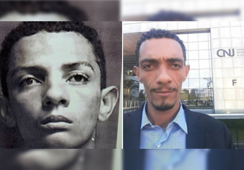 Erivelto na 1ª prisão e agora formado - Fotos: reprodução / Facebook