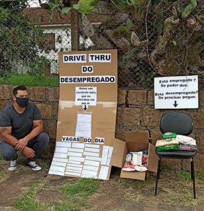 Kaká D'Ávila no Drive-Thru do Desempregado - Foto: arquivo pessoal