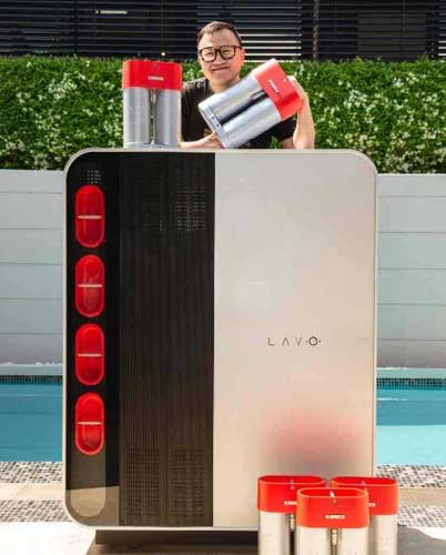 Primeira bateria doméstica de hidrogênio do mundo fornece energia para sua casa por 3 dias, é reciclável e não representa risco de incêndio - Foto: LAVO