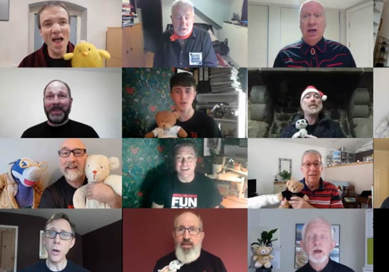 O coral Bristol Man Chorus canta música de ninar - Foto: reprodução / Youtube