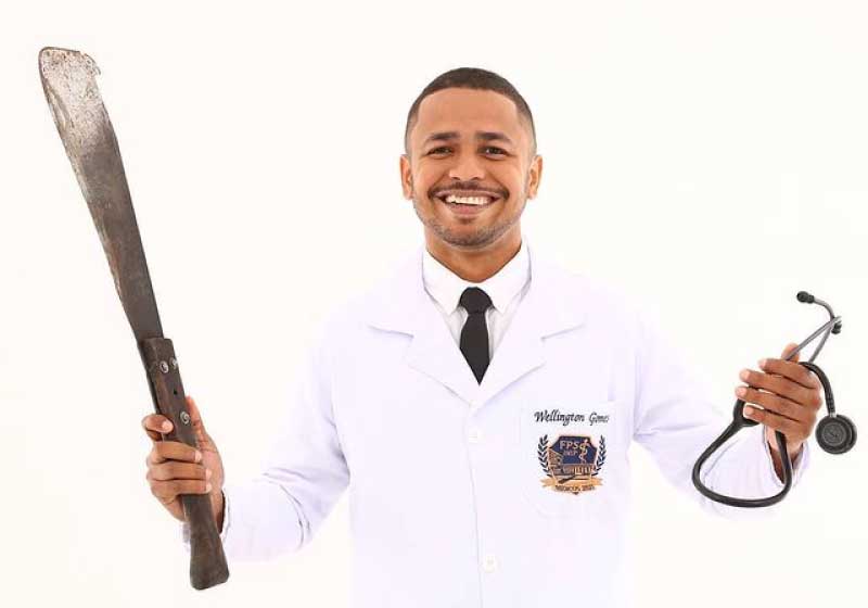 A história de Wellington tem inspirado muitos jovens a lutarem por seus objetivos. - Foto: reprodução Instagram