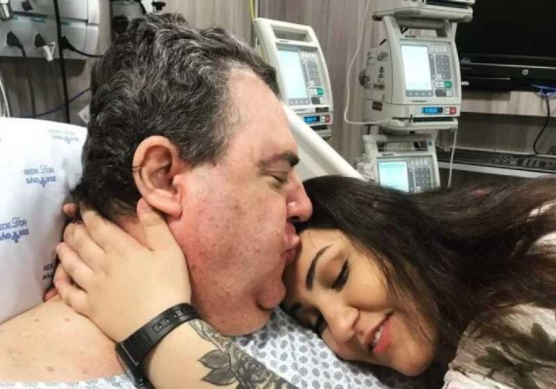 Vica conta que o sonho do ator Gerson Brenner é ver o mar novamente. - Foto: arquivo pessoal