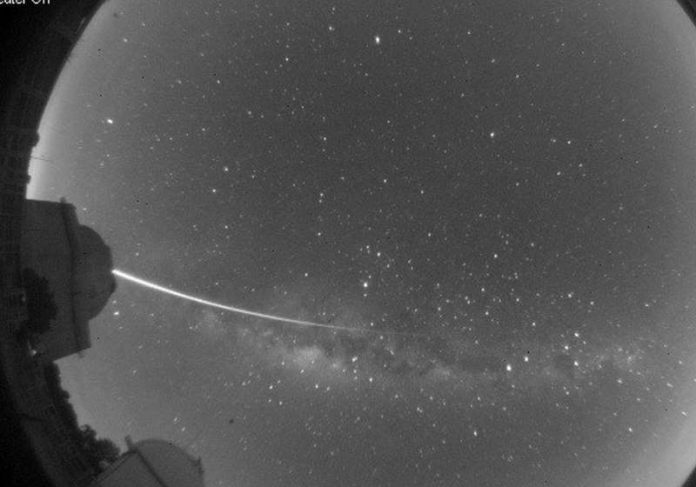 meteoro_boladefogo Foto: Observatório Pico dos Dias