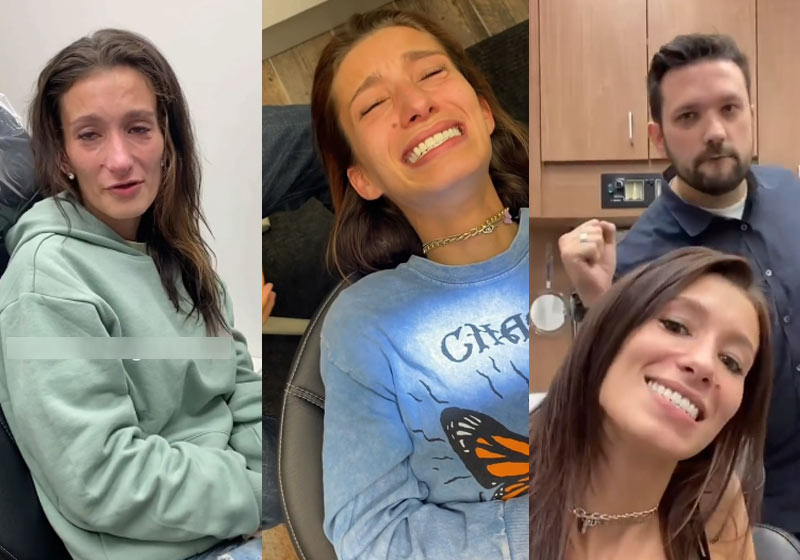 A transformação de Brittany com Dr. Kenny Smiles - Fotos: reprodução / Instagram