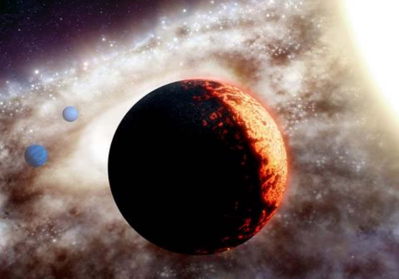 Renderização artística do TOI-561Foto: Observatório WM Keck / Adam Makarenko)