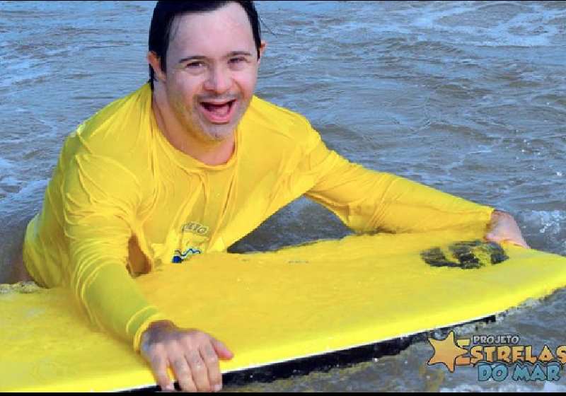 Um dos alunos do Projeto Estrelas do Mar - Foto: reprodução / Instagram