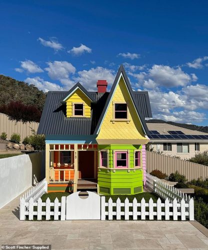 Casa construída no quintal do Scott. - Foto: arquivo pessoal