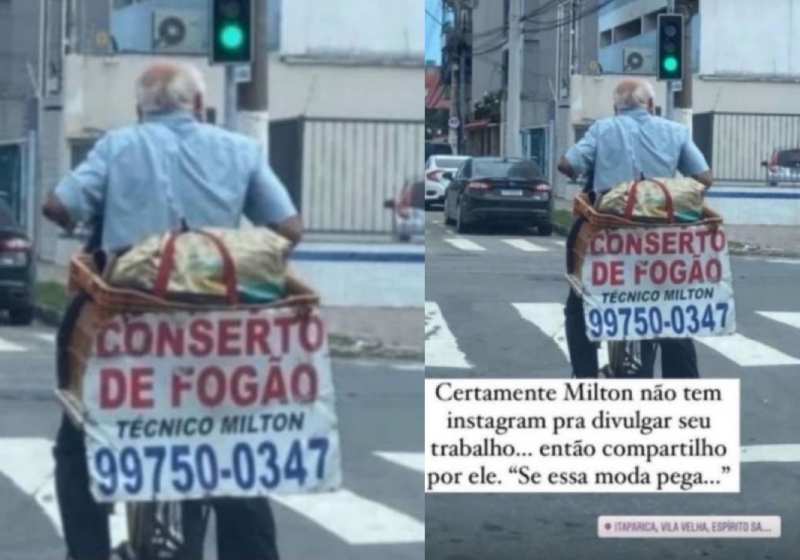 Post do seu Milton que viralizou - Foto: reprodução / redes sociais