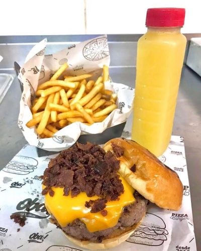 Lanche doado por Jaime - Foto: reprodução Instagram