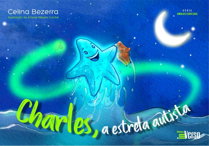 Capa do livro Charles, a Estrela Autista - Foto: divulgação