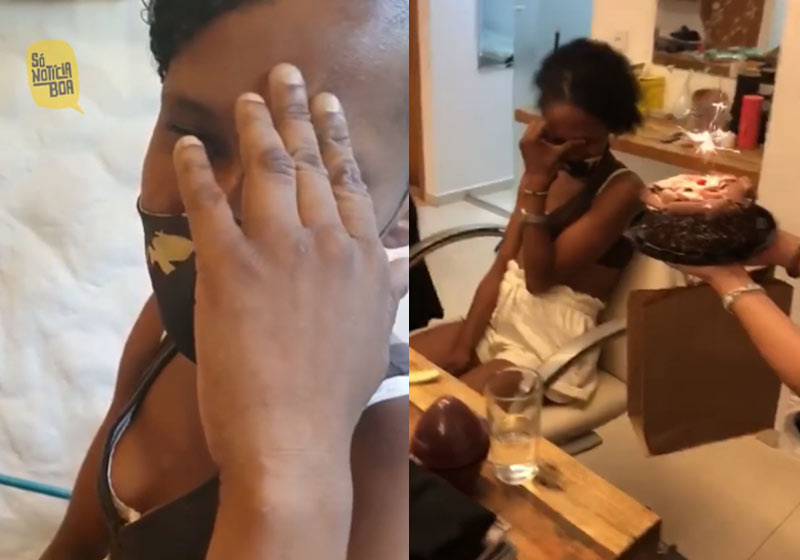 Jéssica tinha o sonho de fazer as unhas e ganhou muito mais - Fotos: Praia Salão de Boniteza