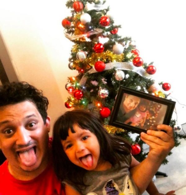 Pablo e Mia no Natal. - Foto: reprodução Instagram