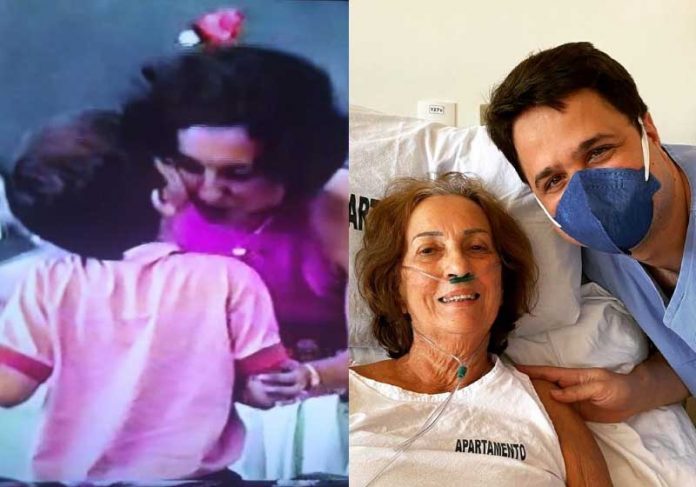 prof-aluno-capa Médico cuida de professora do 'prezinho'. - Foto: arquivo pessoal