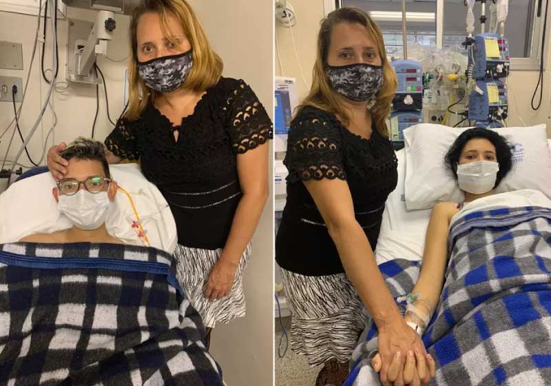 Irmãos com doença rara recebem transplantes de coração com 48 horas de diferença - Foto: Hospital das Clínicas de Botucatu/Divulgação