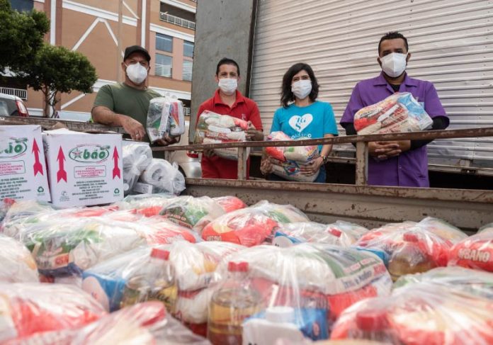 A ação Shopping do Bem pretende arrecadar 10 toneladas de alimentos até junho - Foto: divulgação