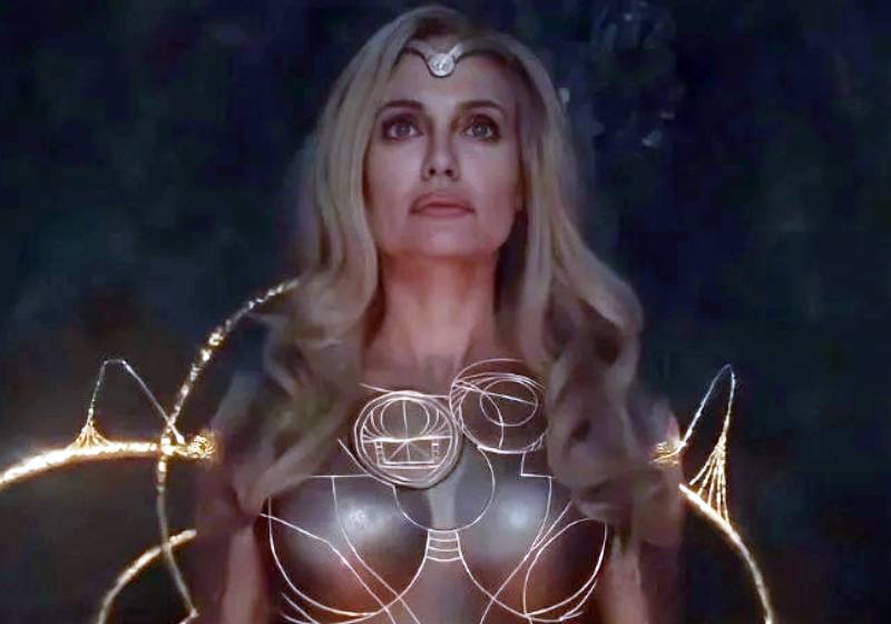 Angelina Jolie é Thena em Os Eternos, novo filme da Marvel - Foto: divulgação