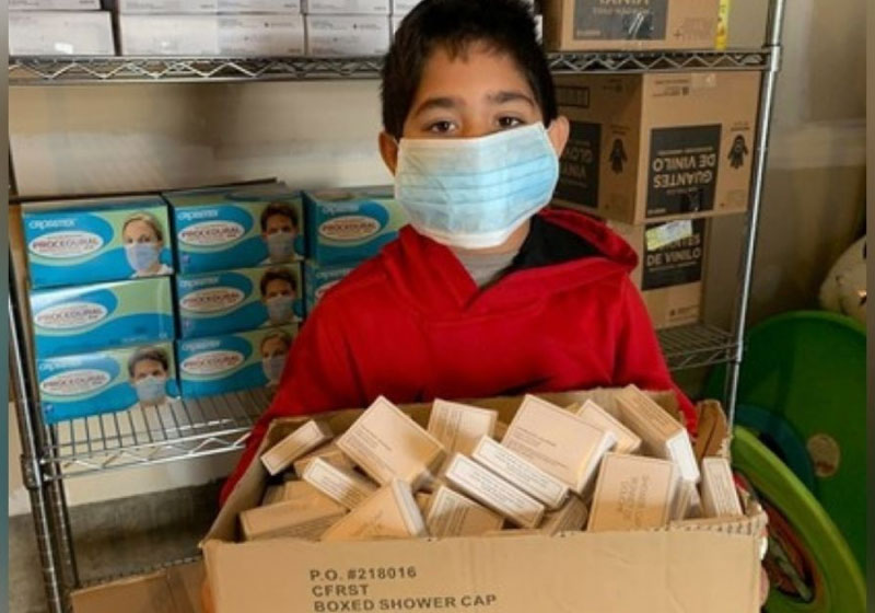 Os mil kits para sem-teto foram entregues em comunidades carentes de Nova Jersey, Estados Unidos. - Foto: reprodução MSN