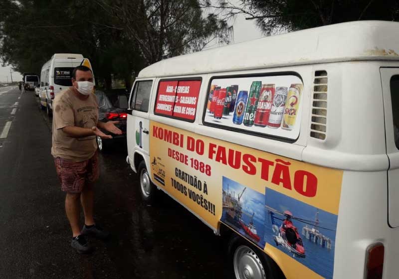 A Kombi nova foi uma ação coletiva de petroleiros do heliporto de São Thomé, no RJ. - Foto: arquivo pessoal