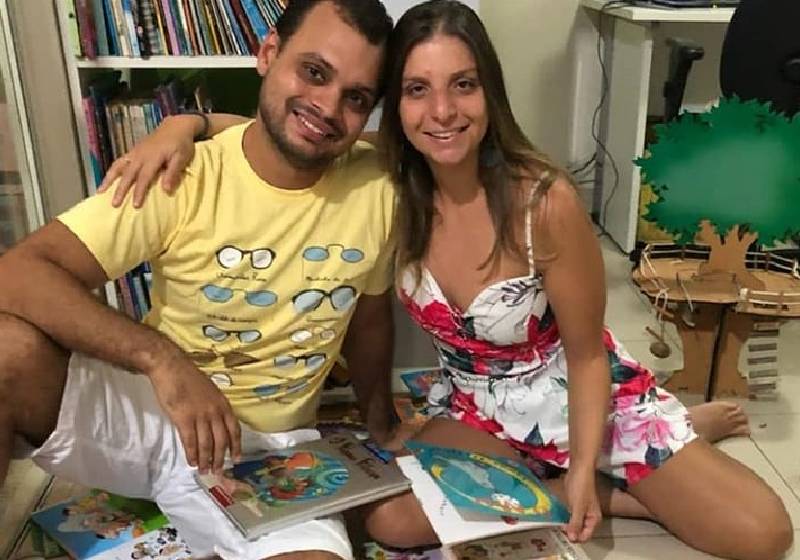 Vivian e Rodrigo Vaz, idealizadores do @historinhaspracontar - Foto: divulgação
