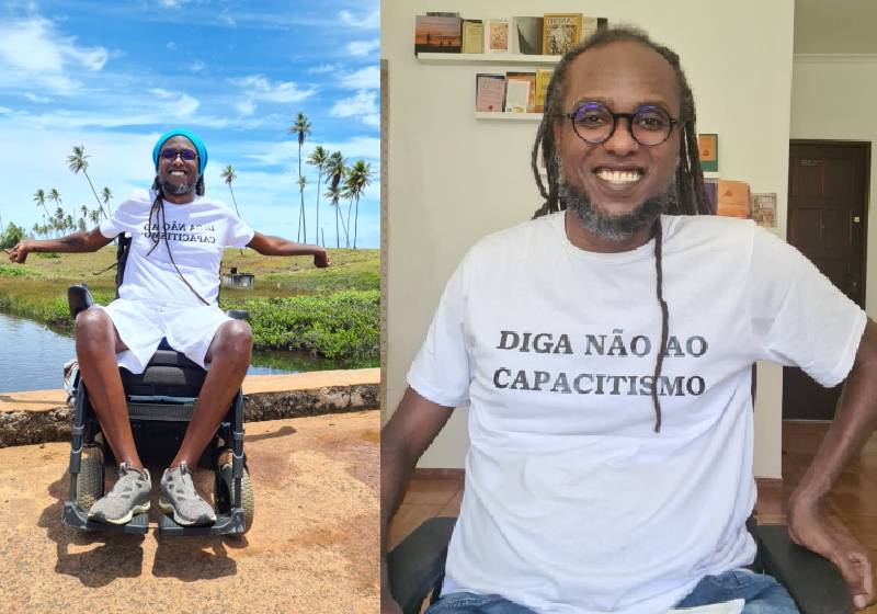 Marcelo Zig do Projeto Quilombo PCD - Fotos: divulgação