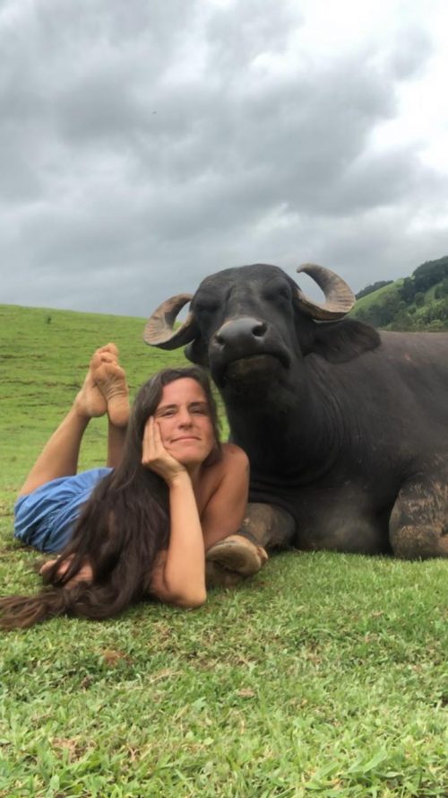 Patrícia Varela no Santuário Vale da Rainha - Foto: arquivo pessoal