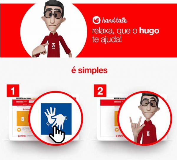 Atendimento em Libras na Americanas - Foto: divulgação