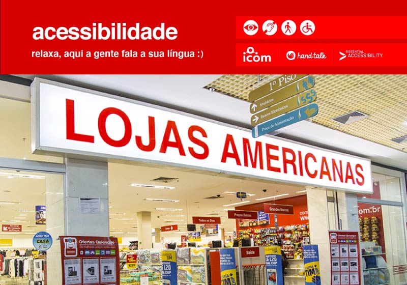Americanas libera SAC com atendimento em Libras no site e app - Foto: divulgação