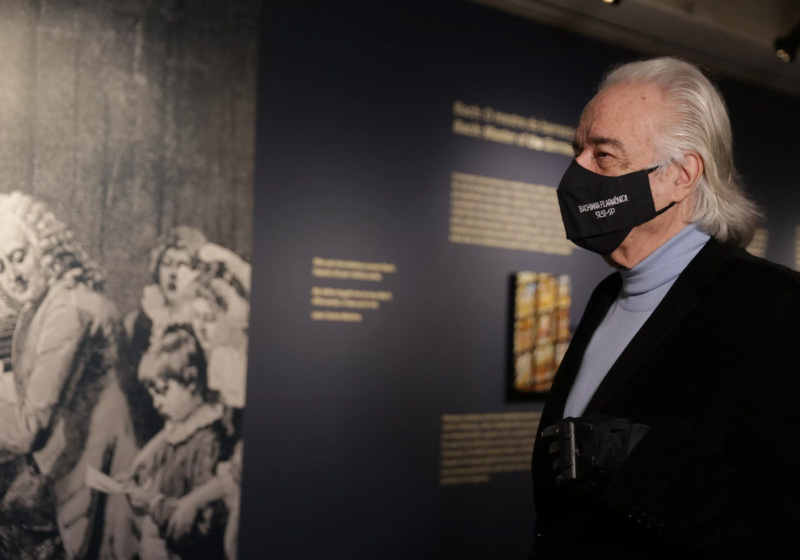 Exposição comemora os 80 anos do maestro João Carlos Martins - Foto: Karim Khan / FIESP / Divulgação