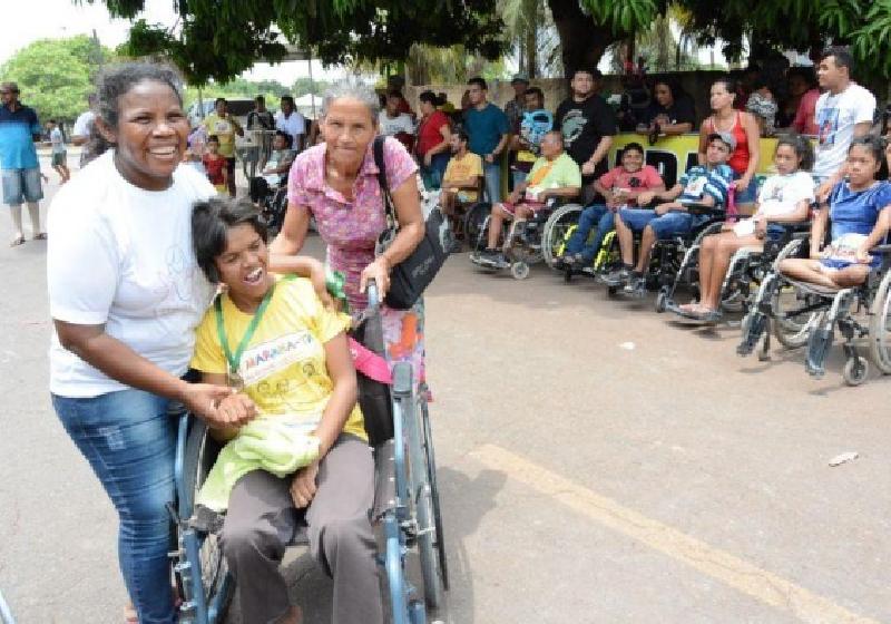 Crianças com deficiências atendidas pela Associação Grupo de Mães Anjos de Luz, em RR - Foto: divulgação