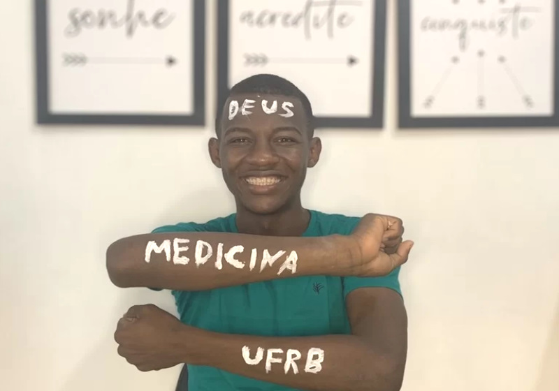 Matheus de Araújo Moreira Silva é de Feira de Santana, na Bahia - Foto: Arquivo Pessoal