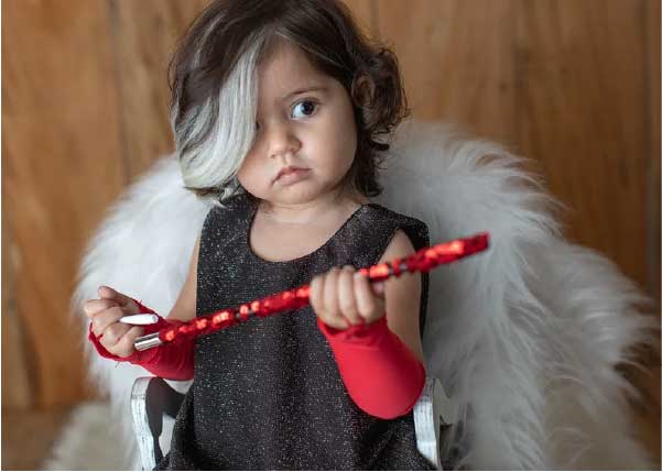 Mayah em ensaio como Cruella - Foto: reprodução Instagram @mayahaziz