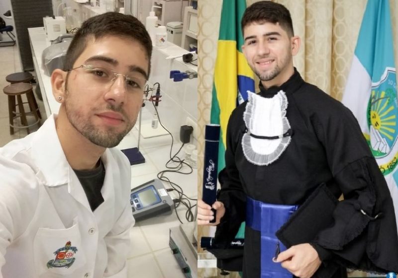 Ricardo conseguiu ajuda após rifar um carneiro para comprar um notebook novo e estudar - Fotos: Instagram
