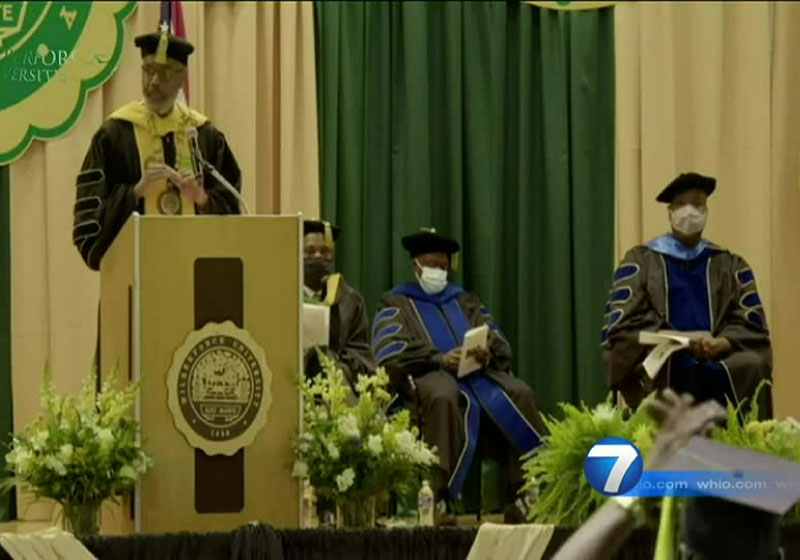 A notícia que as dívidas de estudantes foram canceladas foi dada pelo presidente da universidade. - Foto: Wilberforce University