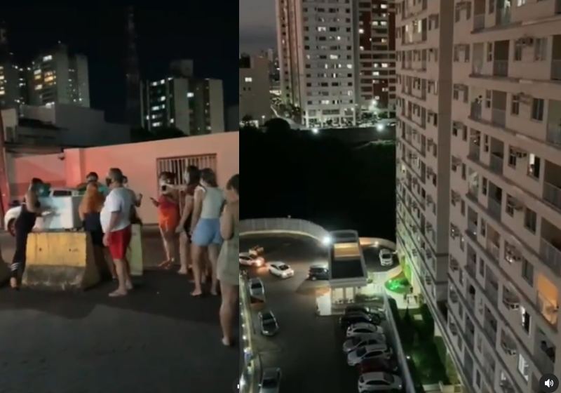 Moradores fizeram fila para comprar a sopa e aplaudiram Izael - Foto: reprodução / Correio24H