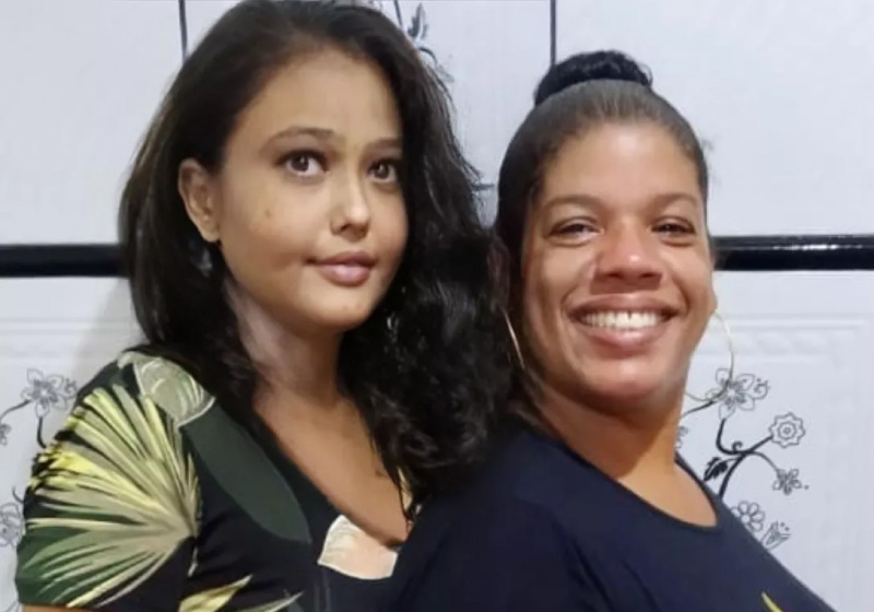 Yamila foi "adotada" por Alessandra após se conhecerem em leito de hospital - Foto: arquivo pessoal