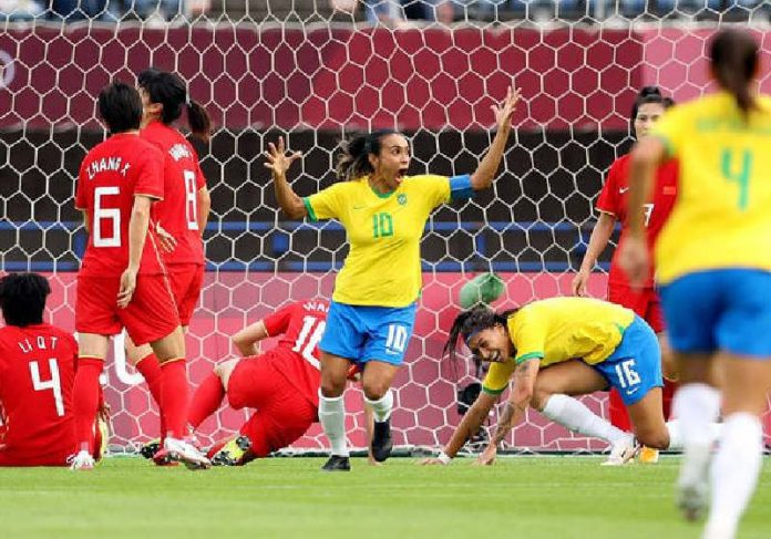 Brasil Janta A China No Futebol Feminino Na Estreia Da Olimpiada De Toquio So Noticia Boa