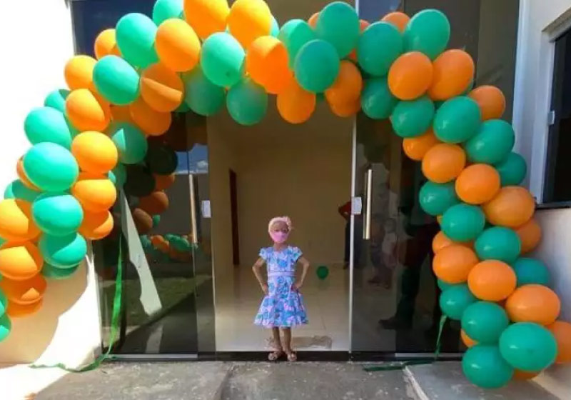 Clarinha ganhou uma casa toda adaptada na MRV - Foto: reprodução MRV