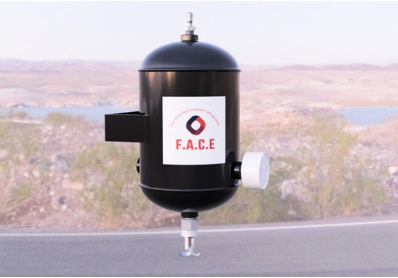 Extintor FACE é disparado automaticamente ao detectar fogo - Foto: divulgação