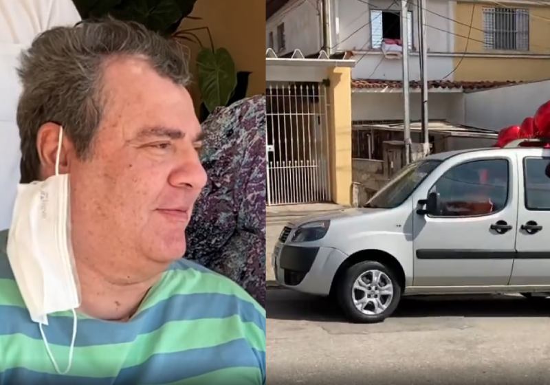 Gerson Brenner andou pela ª vez no carro novo - Fotos: reprodução / Instagram