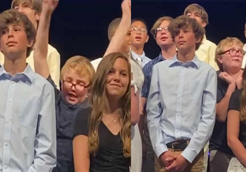 Trevor não se intimidou com cara feia, nem mesmo para manter as aparências - Foto: reprodução Facebook