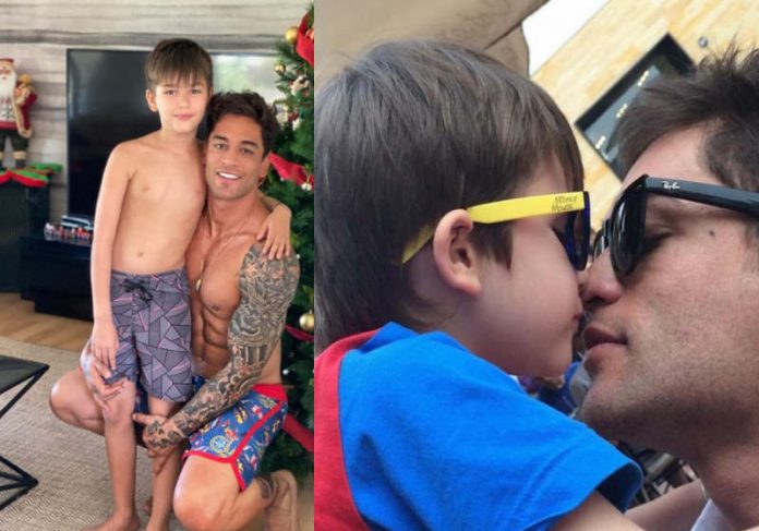 pai_custodia1 O brasileiro e dançarino Thiago Cunha assumiu a custódia do filho de 12 anos - Foto: Arquivo Pessoal