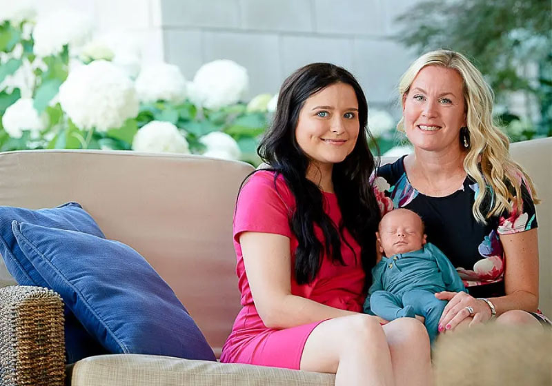 Chelsea e Cheryl se conheceram após transplante de útero - Foto: reprodução Today