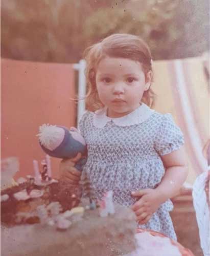 Ana quando era pequena - Foto: arquivo pessoal