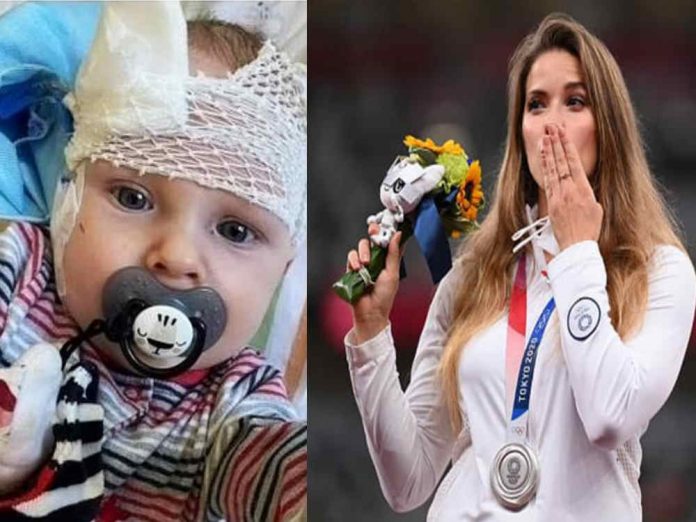 A atleta olímpica do arremesso de dardos resolveu doar a medalha de prata Foto: reprodução Facebook